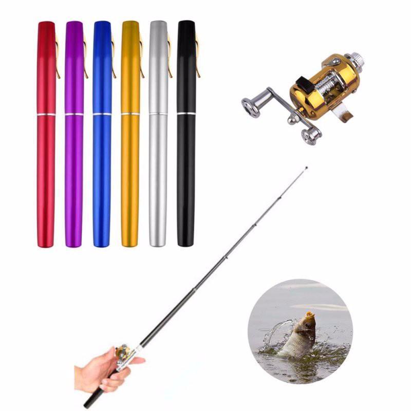 Pocket Rocket Angler Rod With Reel For Fishing Pole