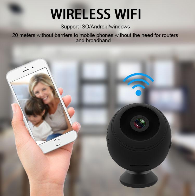 Mini Wireless WiFi Camera 1080P HD Remote Monitor Security Camera