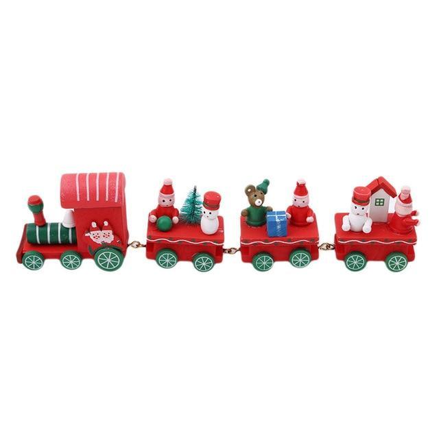 Wood Christmas Train