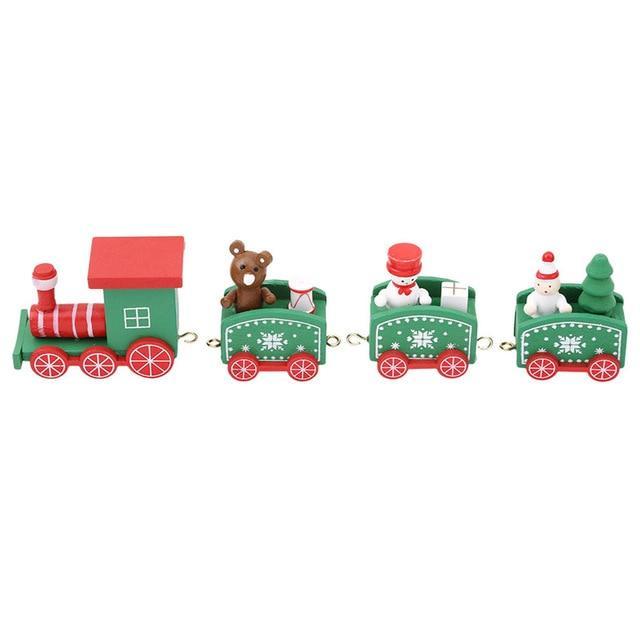 Wood Christmas Train