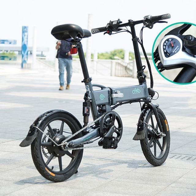 Inches Folding Moped Bicycle Mileage Electric Bike Xiaomi