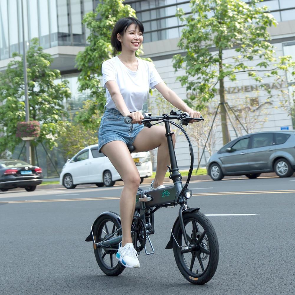 Inches Folding Moped Bicycle Mileage Electric Bike Xiaomi