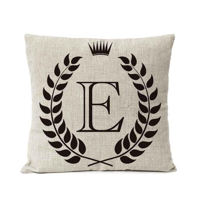 Personalized Alphabet Pillow Cover