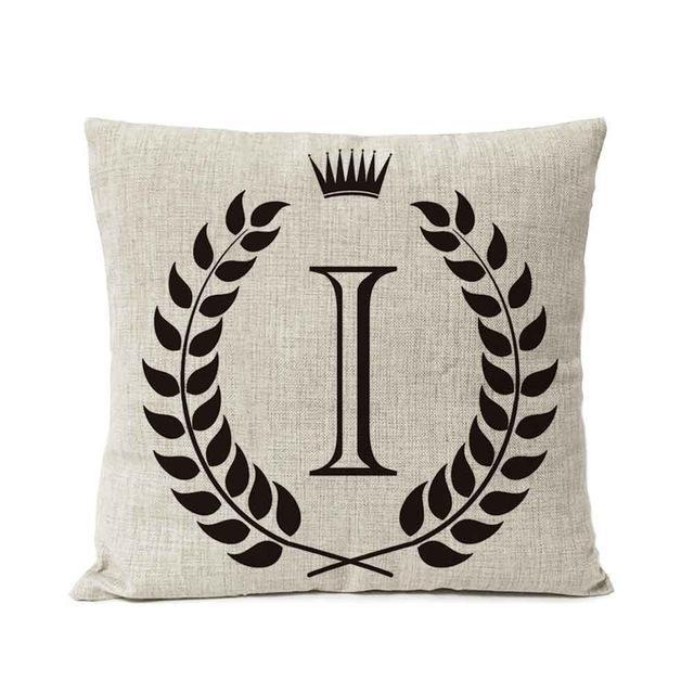 Personalized Alphabet Pillow Cover