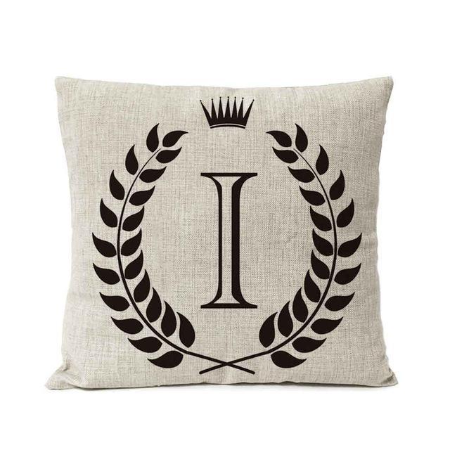 Personalized Alphabet Pillow Cover
