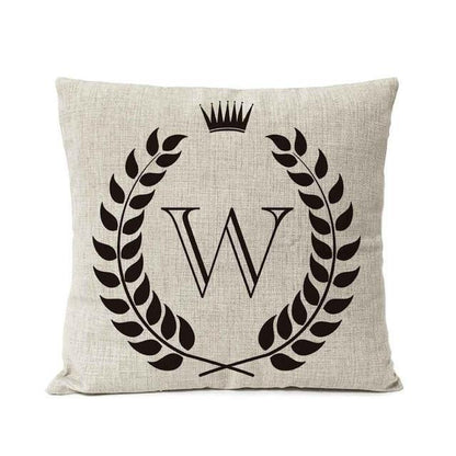 Personalized Alphabet Pillow Cover