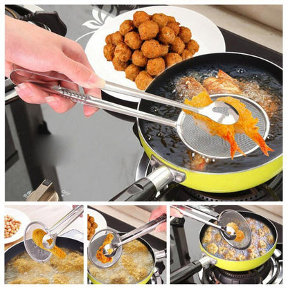 Stainless Steel Professional Wire Skimmer with Spatula
