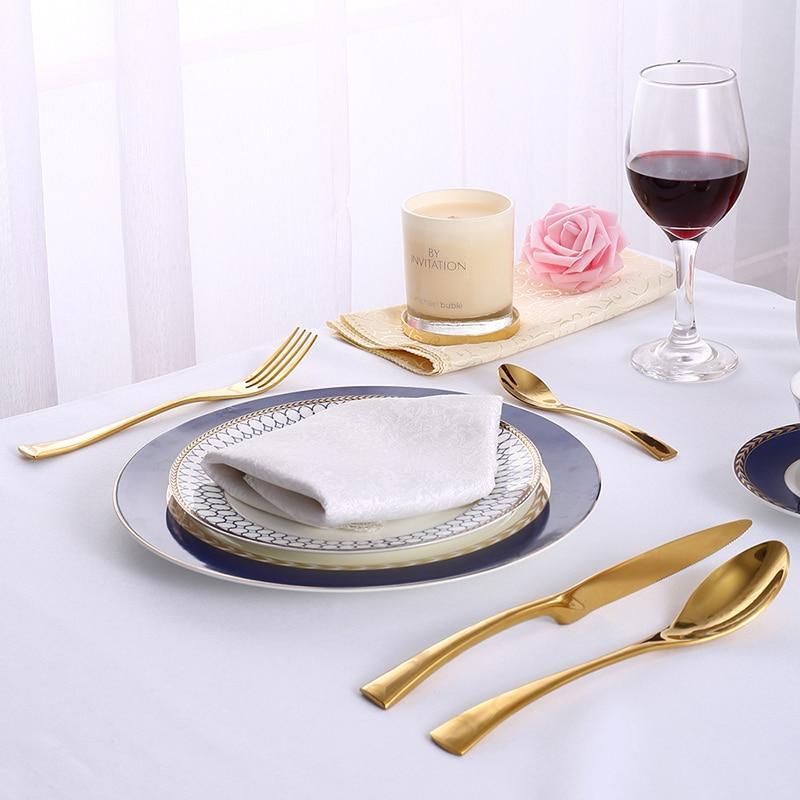 Gold Silverware - 4 Piece Set