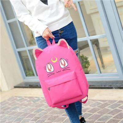 Harajuku Style Backpacks Cat Fold For Teenager Girls