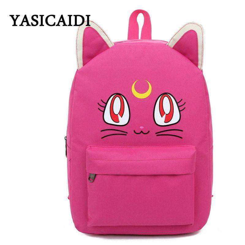 Harajuku Style Backpacks Cat Fold For Teenager Girls