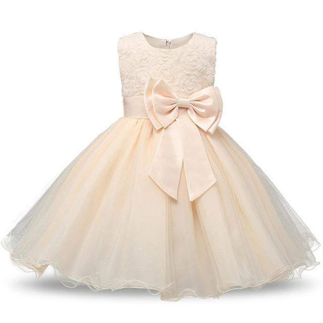 Exclusive Princess Flower Girl Birthday Party Dresses For Girls Children's Costume Teenager Prom Designs