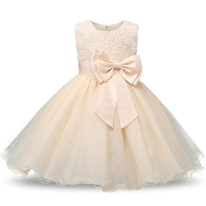 Exclusive Princess Flower Girl Birthday Party Dresses For Girls Children's Costume Teenager Prom Designs