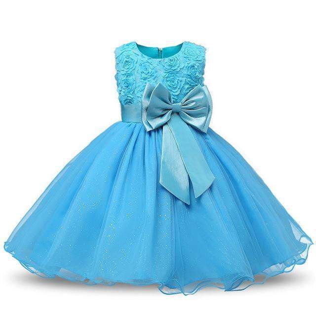Exclusive Princess Flower Girl Birthday Party Dresses For Girls Children's Costume Teenager Prom Designs