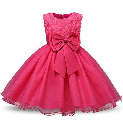 Exclusive Princess Flower Girl Birthday Party Dresses For Girls Children's Costume Teenager Prom Designs