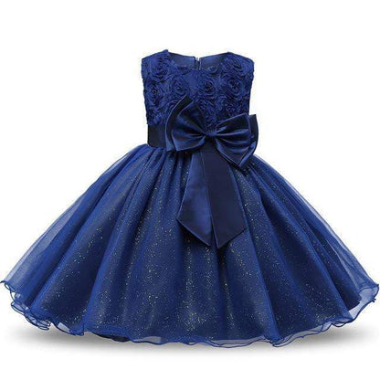 Exclusive Princess Flower Girl Birthday Party Dresses For Girls Children's Costume Teenager Prom Designs