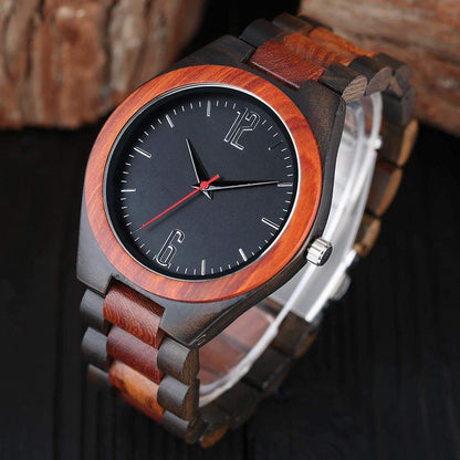Mens Luxury Wood Sport Watches