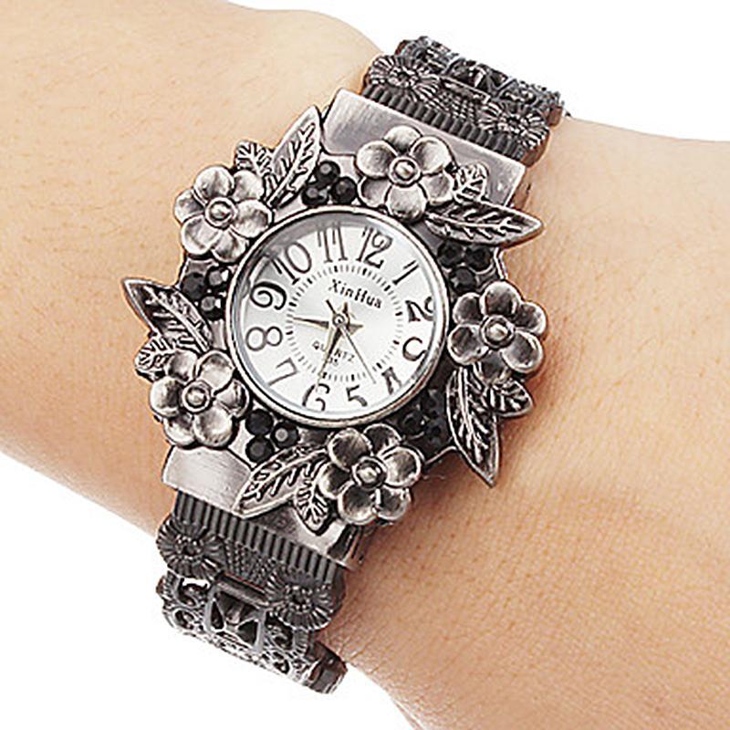 Retro Vintage Bracelet Bangle Women Watch