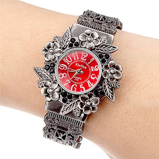 Retro Vintage Bracelet Bangle Women Watch