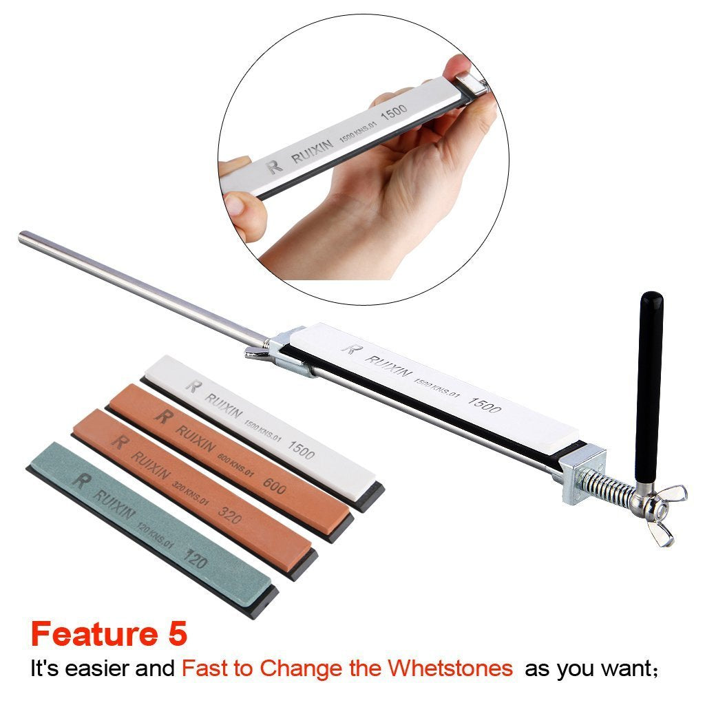 Professional All Iron Steel Knife Sharpener Pro Kitchen Sharpening System
