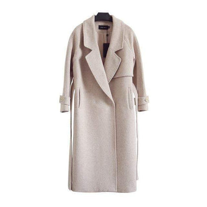 Distinguished High Quality Long Maxi  women's Winter Wool Coat