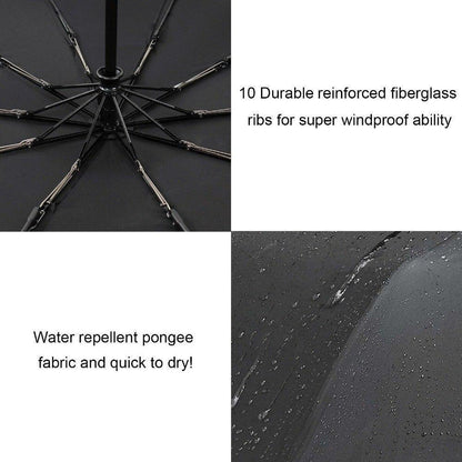 Luxury Automatic Open & close Umbrella Folding Wind water Resistant