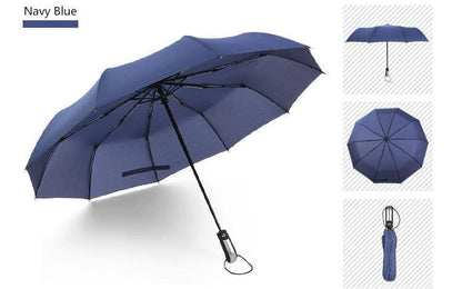 Luxury Automatic Open & close Umbrella Folding Wind water Resistant