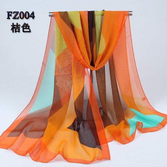 Autumn Chiffon Women Scarves