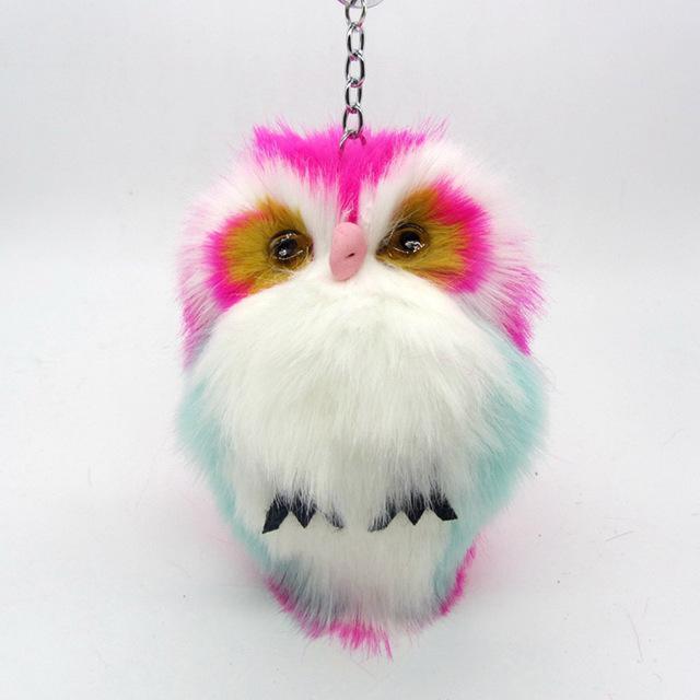 Fluffy Owl KeyChain