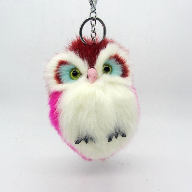 Fluffy Owl KeyChain