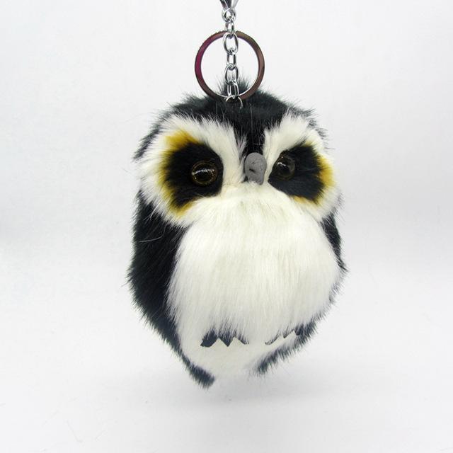 Fluffy Owl KeyChain