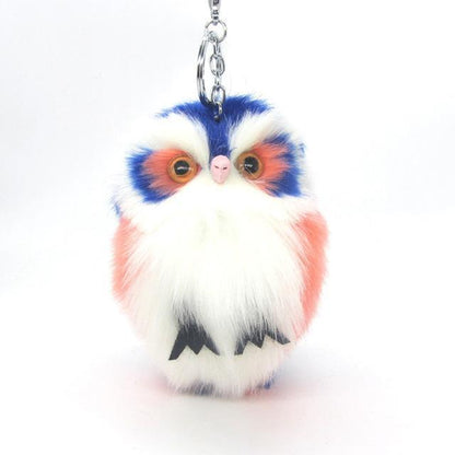 Fluffy Owl KeyChain