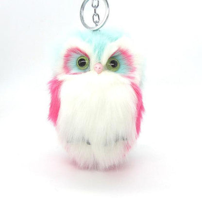 Fluffy Owl KeyChain