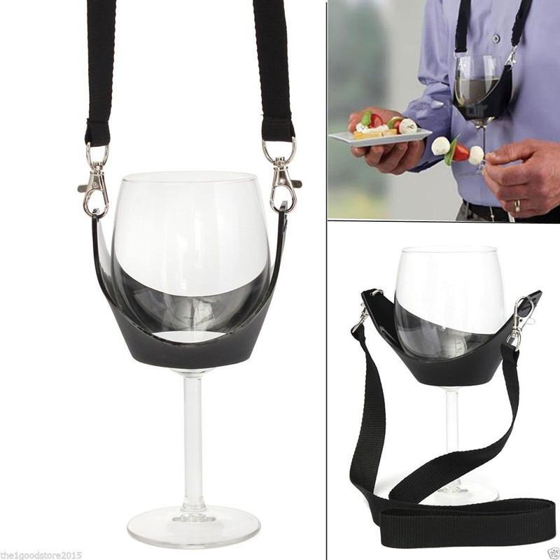 Portable Wine Glass Holder Strap