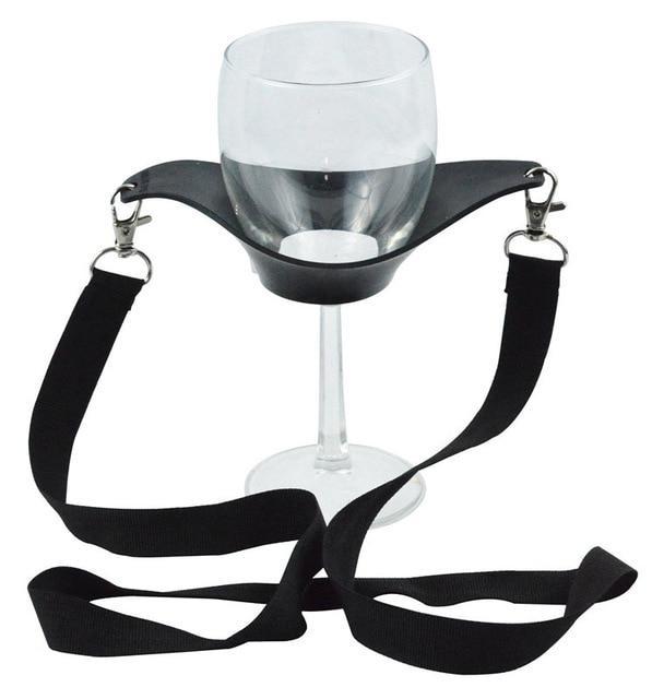 Portable Wine Glass Holder Strap