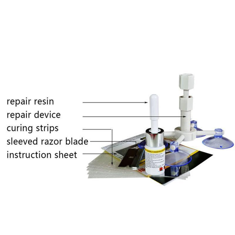 Windshield Repair Kit DIY Restore Car Window Glass