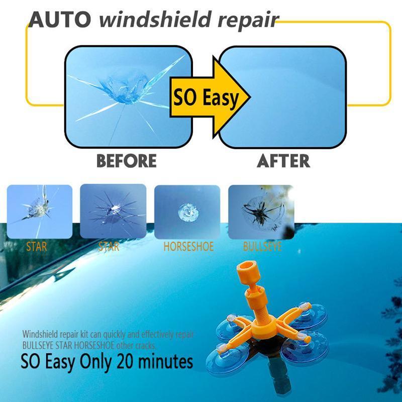 Windshield Repair Kit DIY Restore Car Window Glass