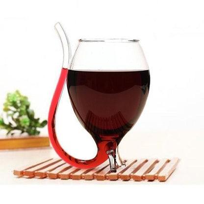 Vine: Wine Glass with Straw