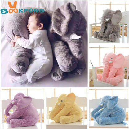 Baby Stuffed Elephant Plush Pillow