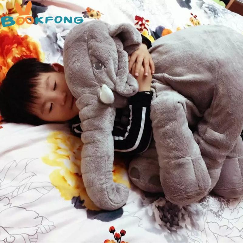 Baby Stuffed Elephant Plush Pillow
