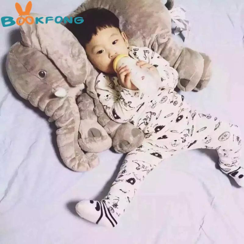 Baby Stuffed Elephant Plush Pillow