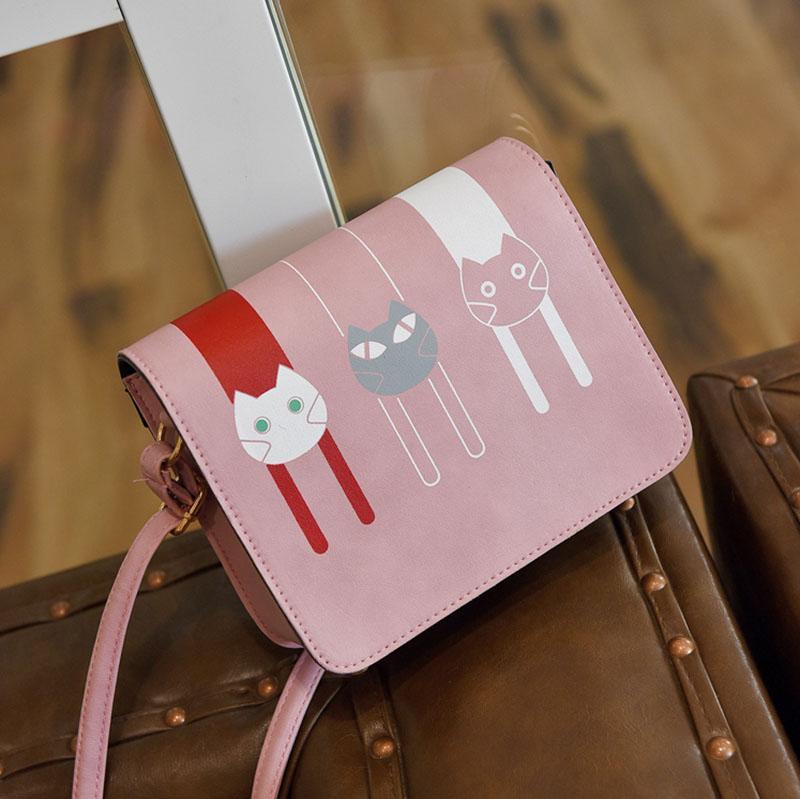 Cute Cats Shoulder Flap Bag