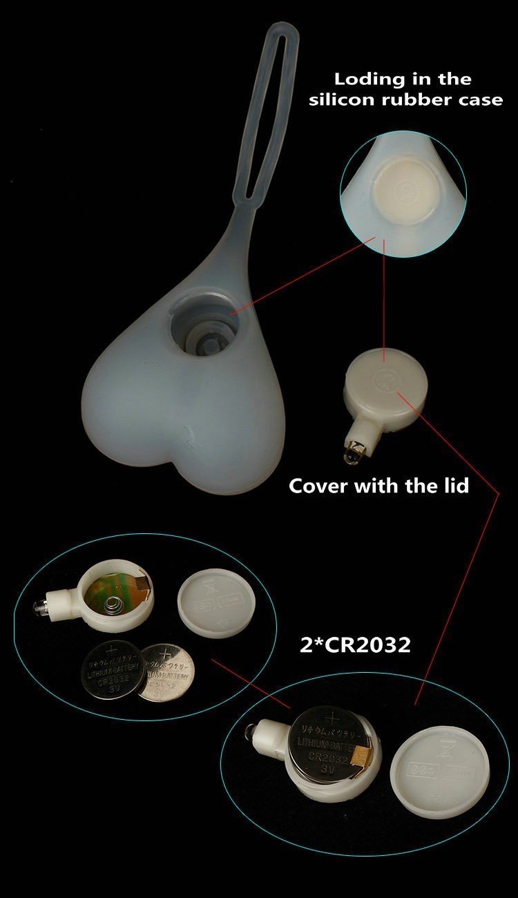 Cycling Balls for Bicycle Seat Back Egg Lamp Warning Light