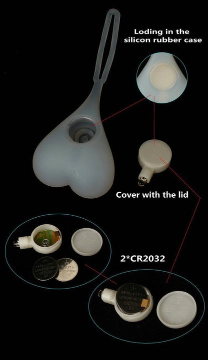 Cycling Balls for Bicycle Seat Back Egg Lamp Warning Light