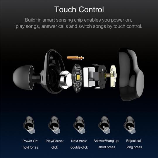 Rockspace EB30 TWS True Wireless Bluetooth Earbuds