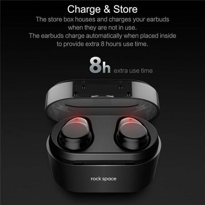 TWS True Wireless Bluetooth Earbuds Touch Control and Charging Case