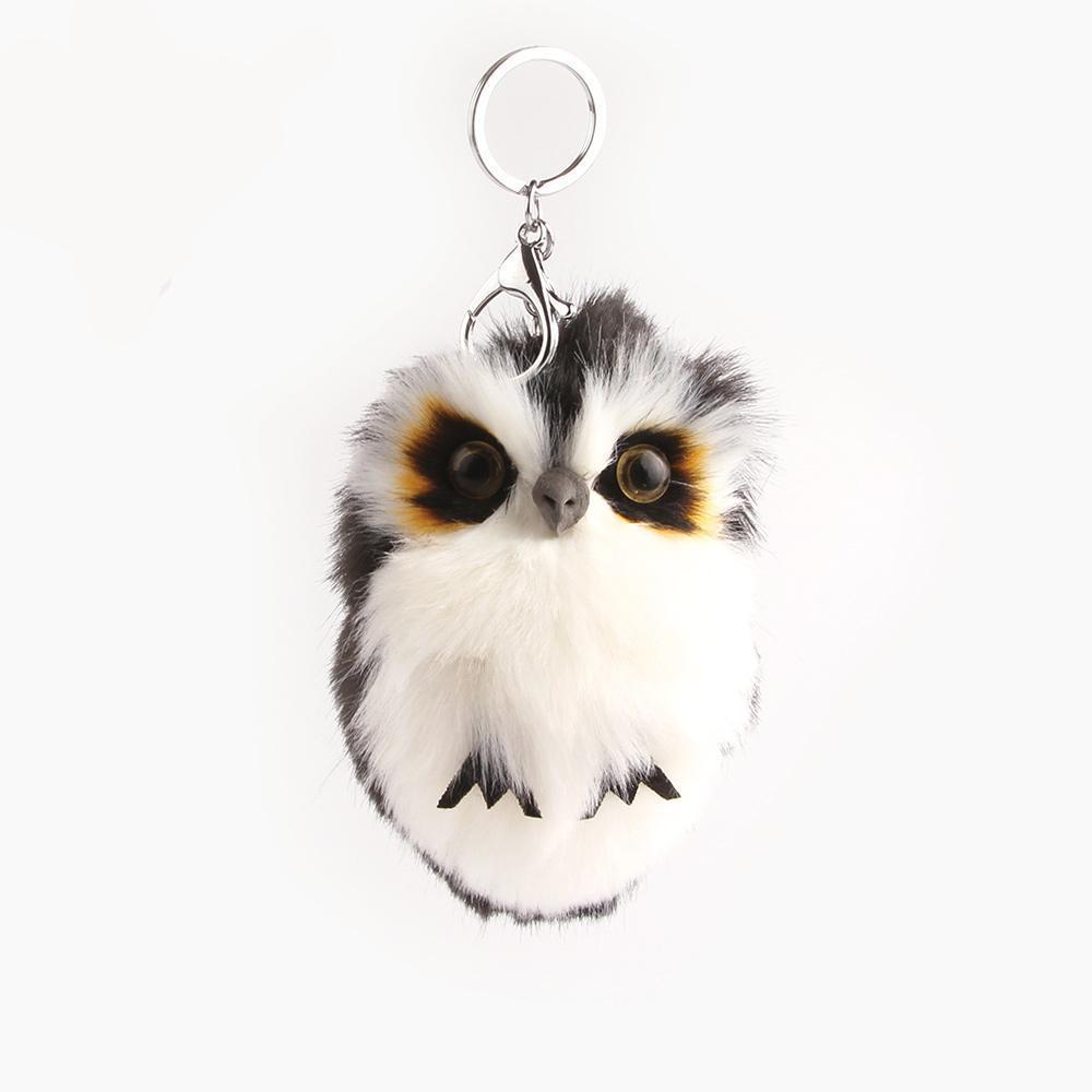 Fluffy Owl KeyChain