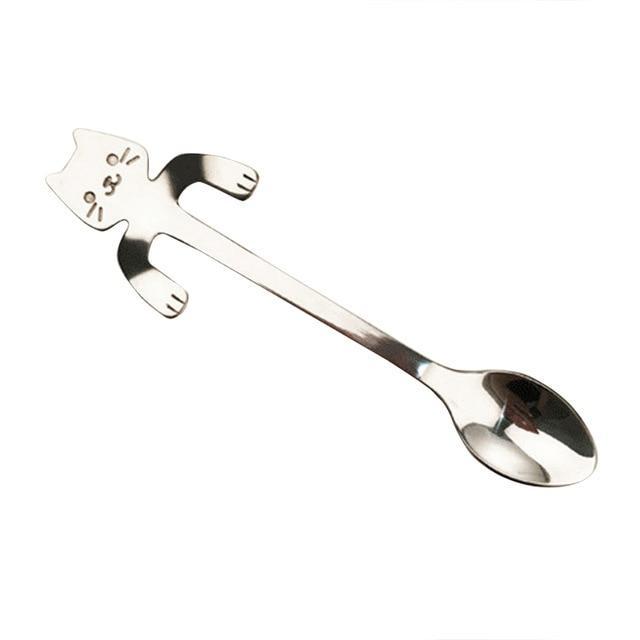 Cute Mini Cat Coffee Tea Spoon