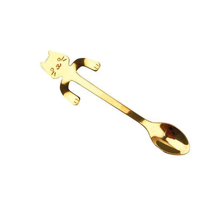 Cute Mini Cat Coffee Tea Spoon