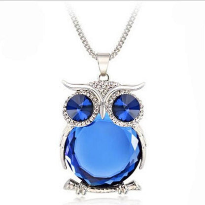 Women Sweater Owl Chain Necklace