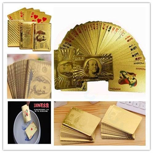 24K Plated Playing Cards